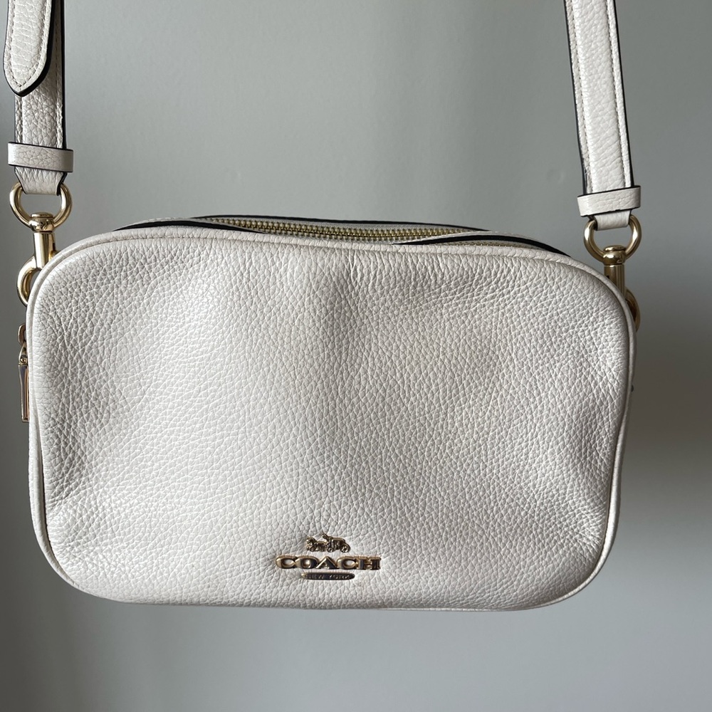 Coach Ivory Leather Crossbody Bag